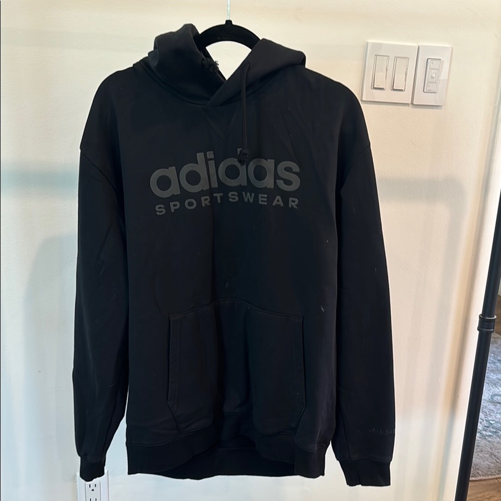 Adidas Black Sweatshirt Hoodie Casual Streetwear